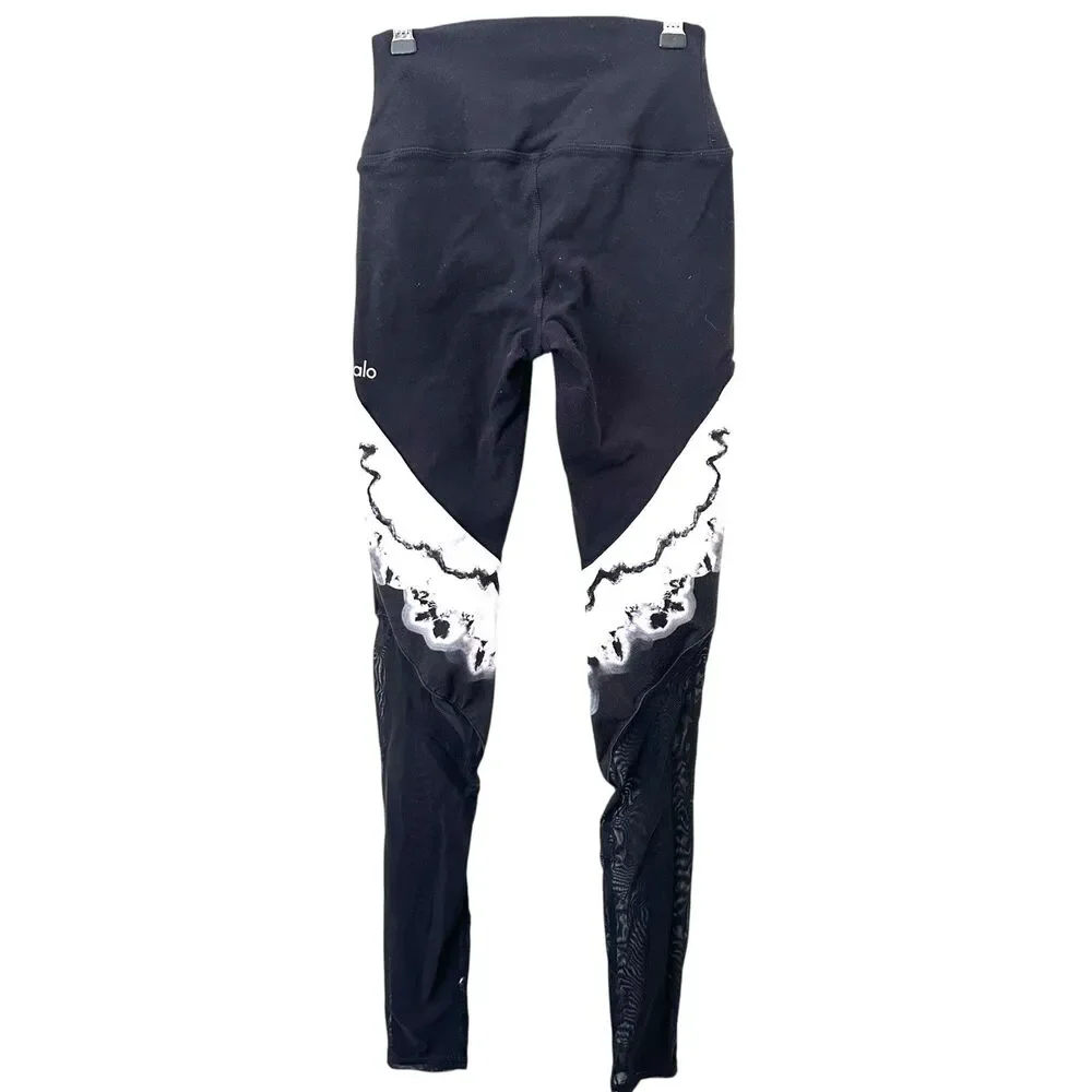 ALO YOGA Verse High Waist Leggings Black‎ Zinc X-Small